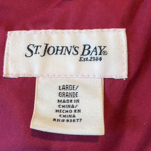 St. John's Bay All Weather Jacket Coat with removable hood Size L - Picture 8 of 11